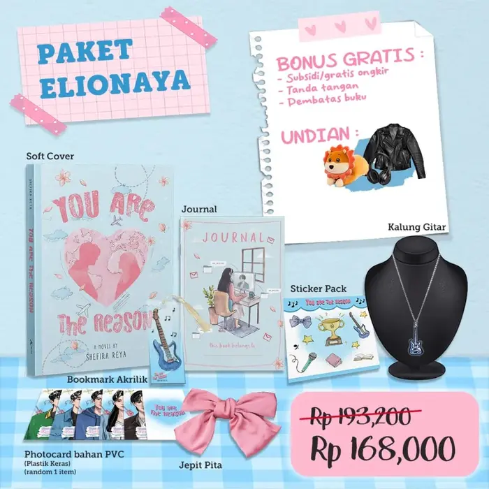 Gambar PRE ORDER Buku Novel - You Are The Reason - Akad - Bumifiksi - ELIONAYA dari BumifiksiJogjakarta Kab. Sleman 3 Tokopedia