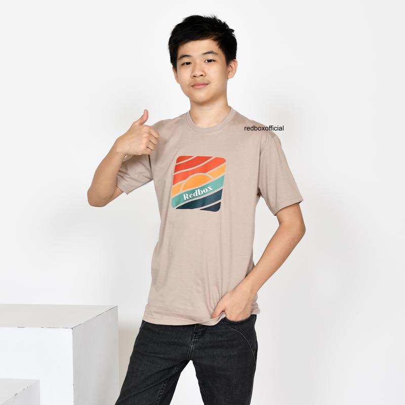 Baju Kaos Anak Laki Laki Tanggung Junior Remaja Premium Clothing Kekinian Katun Combed Navy Hitam Kuning Marun Abu Coklat REDBOX 5