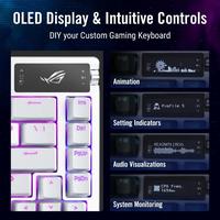 Gambar ASUS ROG Azoth 75 Moonlight White Wireless DIY Custom Gaming Keyboard dari Techno Computer Bali Kota Denpasar 3 Tokopedia