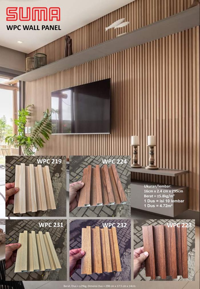 Jual WPC Wall Panel Dinding Kayu | WPC PANEL DINDING | Interior Design ...