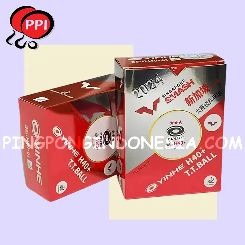 Yinhe WTT 3-Star H40+ T.T Ball - Bola Pingpong Tenis Meja Bintang 3 Seam White Ball Singapore Smash ITTF Bola WTT Bola Yinhe WTT 0