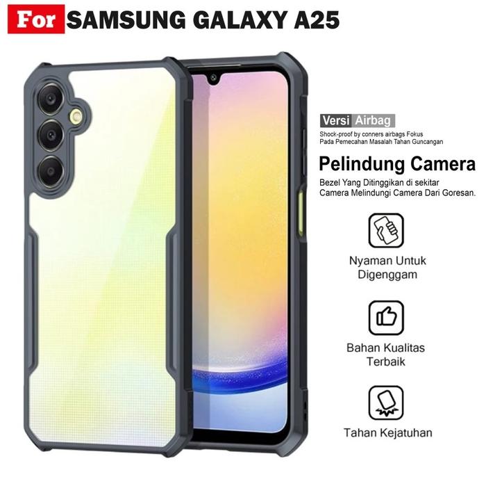 Gambar Case Samsung A25 5G Case Shockproof Fusion Armor Transparan dari Hugskal Kota Administrasi Jakarta Selatan Tokopedia