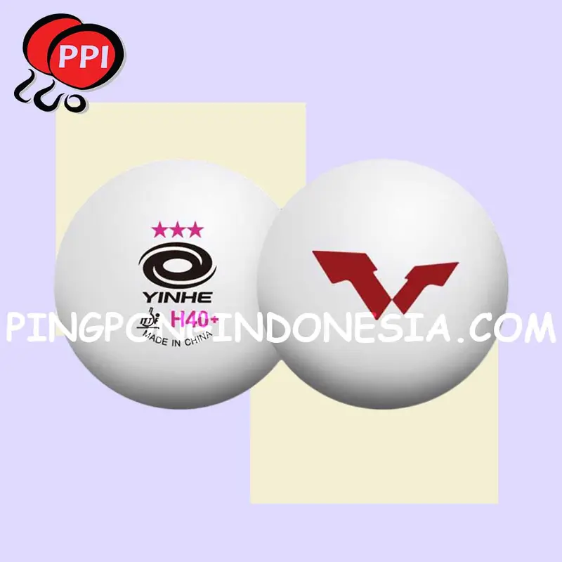 Yinhe WTT 3-Star H40+ T.T Ball - Bola Pingpong Tenis Meja Bintang 3 Seam White Ball Singapore Smash ITTF Bola WTT Bola Yinhe WTT 3