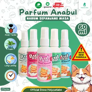 Bulbul Parfum Kucing 60 ml non alkohol dan wangi tahan lama 60ml