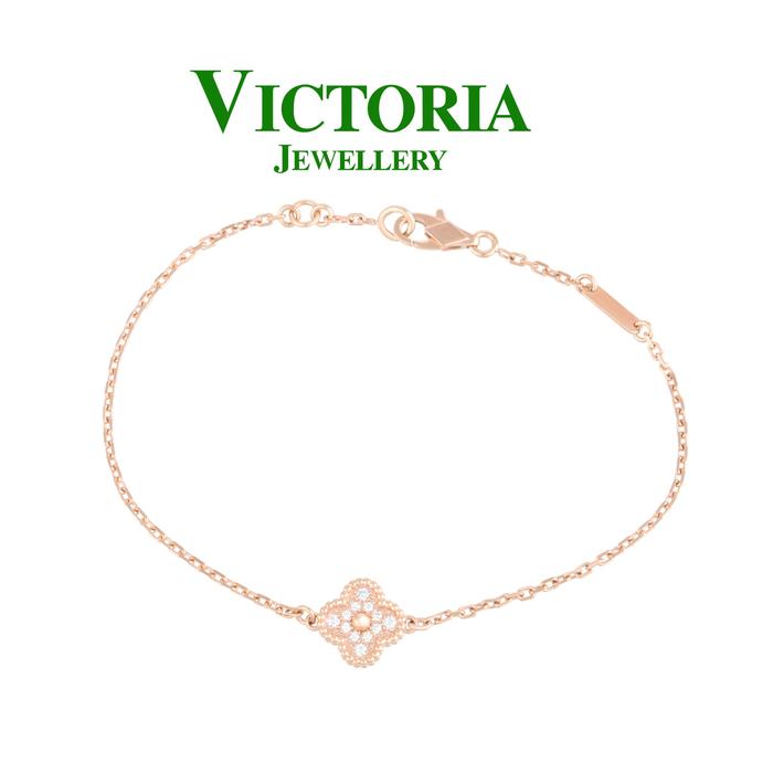 Gambar Gelang Berlian Rantai VBE10856546 Victoria Jewellery - ROSE GOLD dari Victoria Jewellery Online Kota Administrasi Jakarta Selatan Tokopedia
