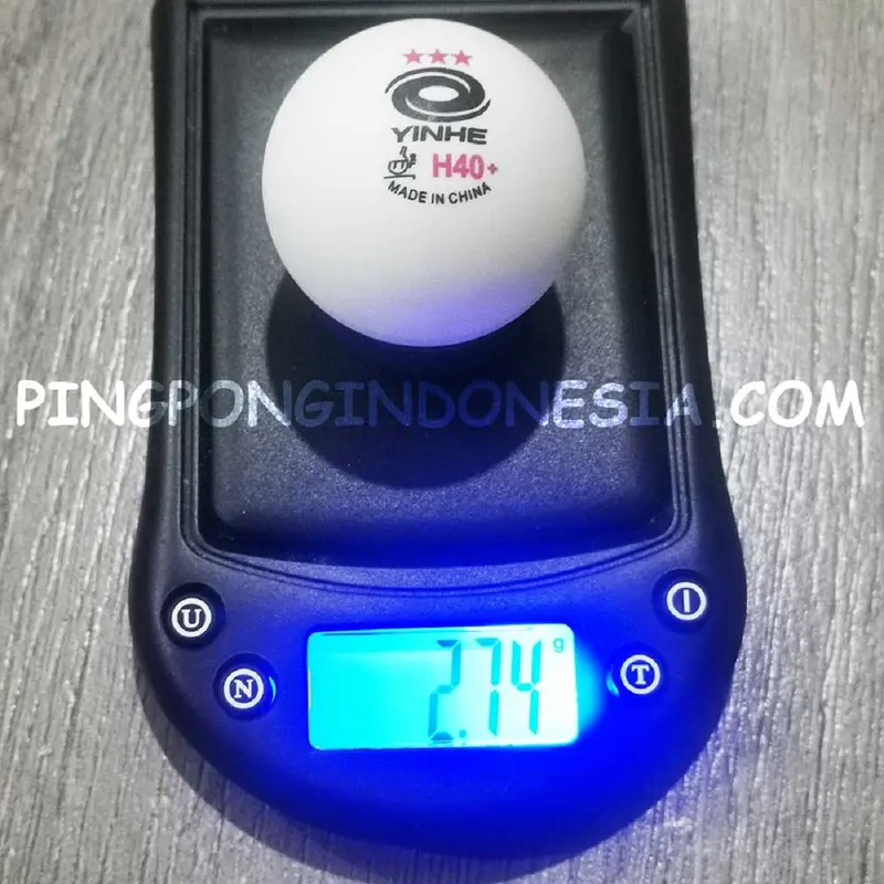 Yinhe WTT 3-Star H40+ T.T Ball - Bola Pingpong Tenis Meja Bintang 3 Seam White Ball Singapore Smash ITTF Bola WTT Bola Yinhe WTT 4