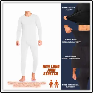 New Long John Stretch Abu Silver