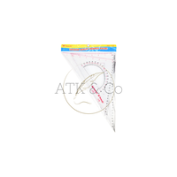 Gambar Penggaris Segitiga Set Plastik Butterfly J-10 - Plastic Ruler Set J10 dari ATK & Co Kota Bandung 1 Tokopedia