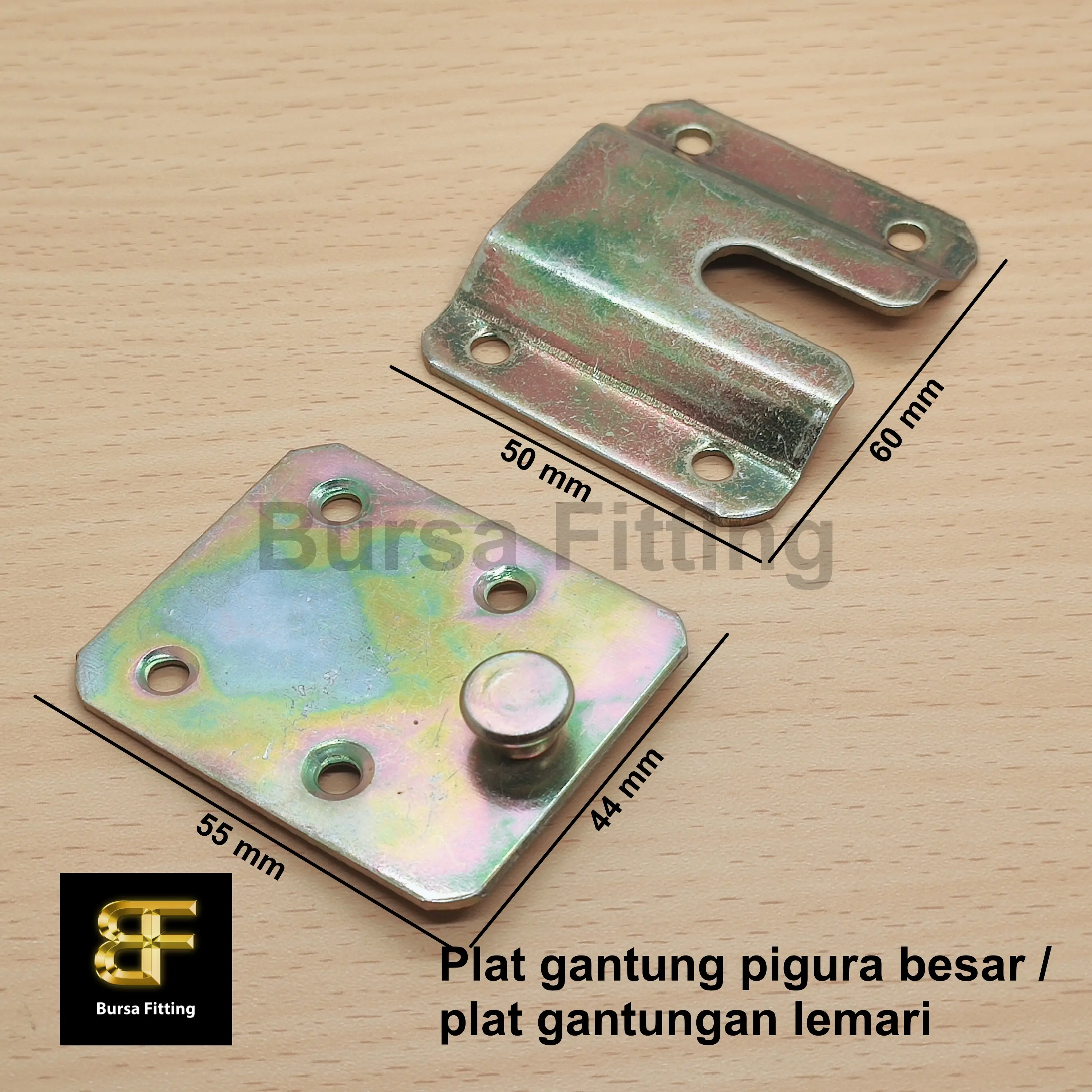 Plat gantung pigura / plat gantungan kitchen set / bracket gantung / plat gantungan serba guna / braket gantung / ambalan gantung frame foto