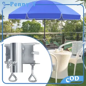 Heavy Duty Holder Payung Umbrella Stand Klip Bracket Payung Holder