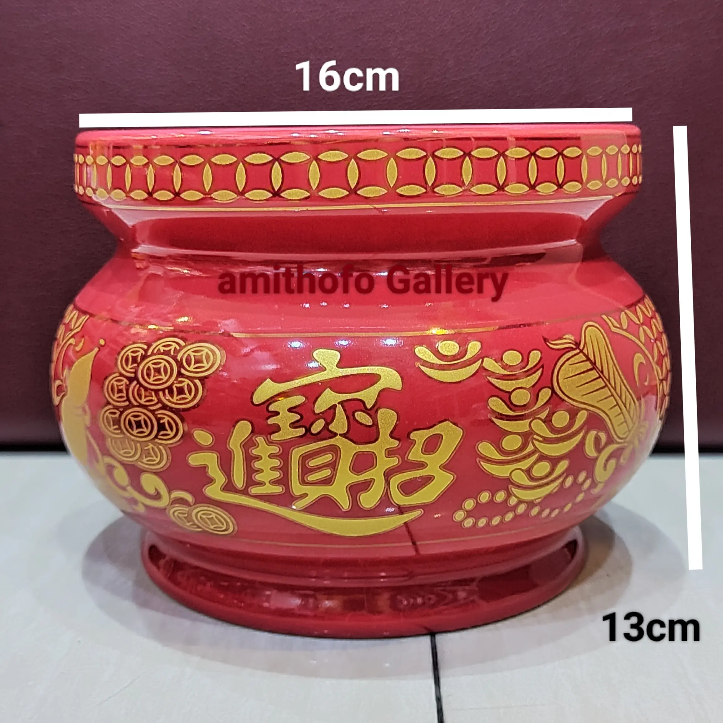 Hiolo Hio Lo / tempat hio / tempat tancap dupa keramik 7inc