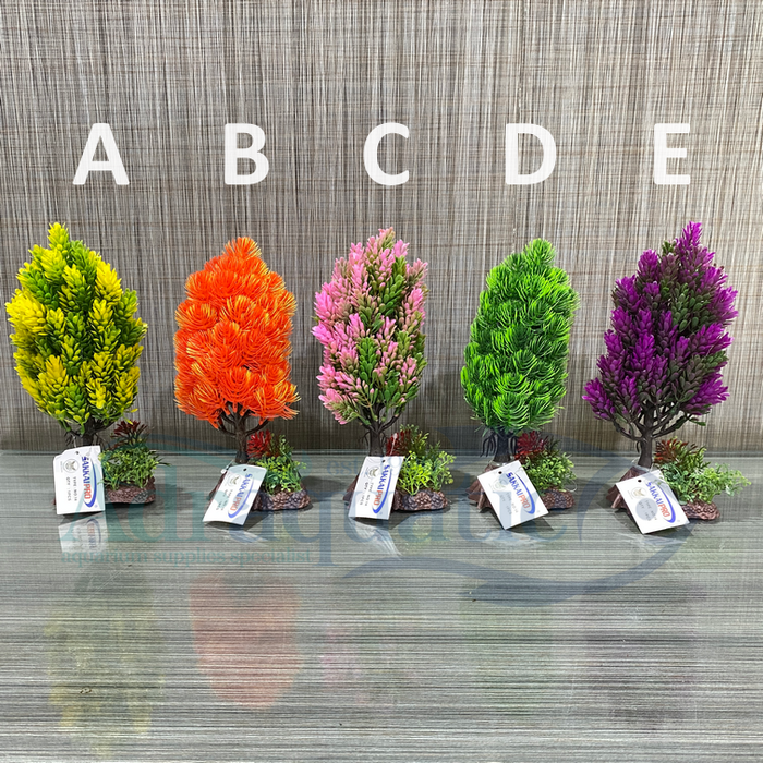 Gambar TANAMAN BUNGA PLASTIK NO. 14 HIASAN DEKORASI AQUARIUM AQUASCAPE ORNAMEN POHON HIAS ARTIFICIAL - A dari ADRAQUATIC Kota Bandung Tokopedia