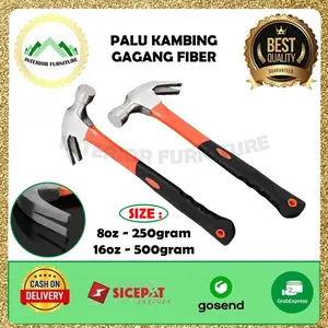 Palu Kambing Claw Hammer Palu Martil Cungkil Paku 8oz