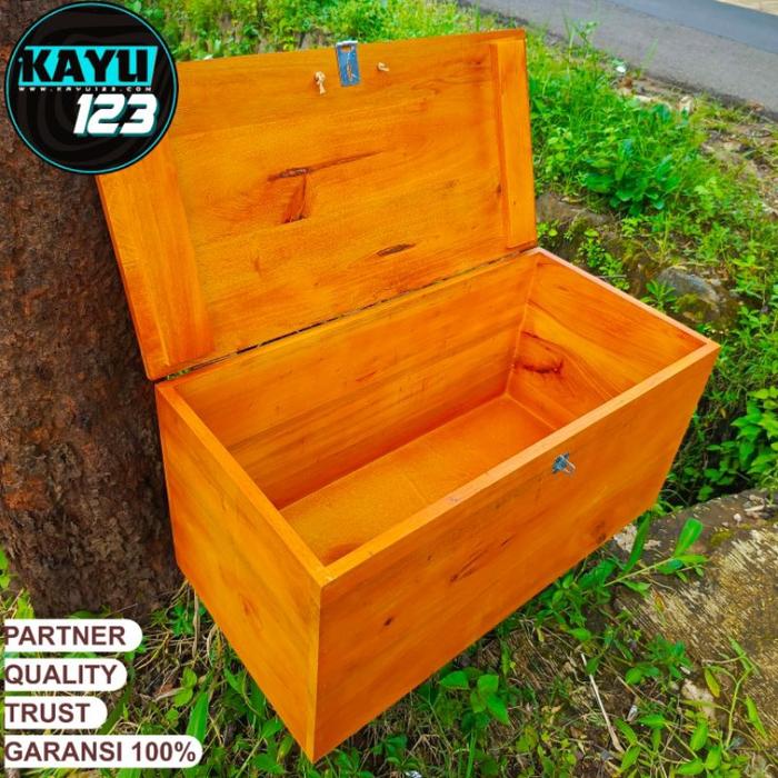 Jual Box Kayu Rapat Kotak Kayu Box Peti Tempat Penyimpanan Serbaguna ...