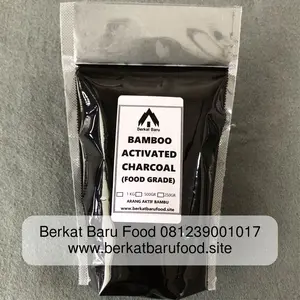 Bamboo Activated Charcoal 250gr FOOD GRADE / Arang Aktif Bambu 250 gr