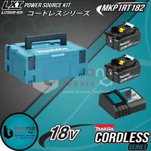 Makita Power Source Kit MKP1RT182 Baterai 1850 18 V 5Ah + Charger 18V