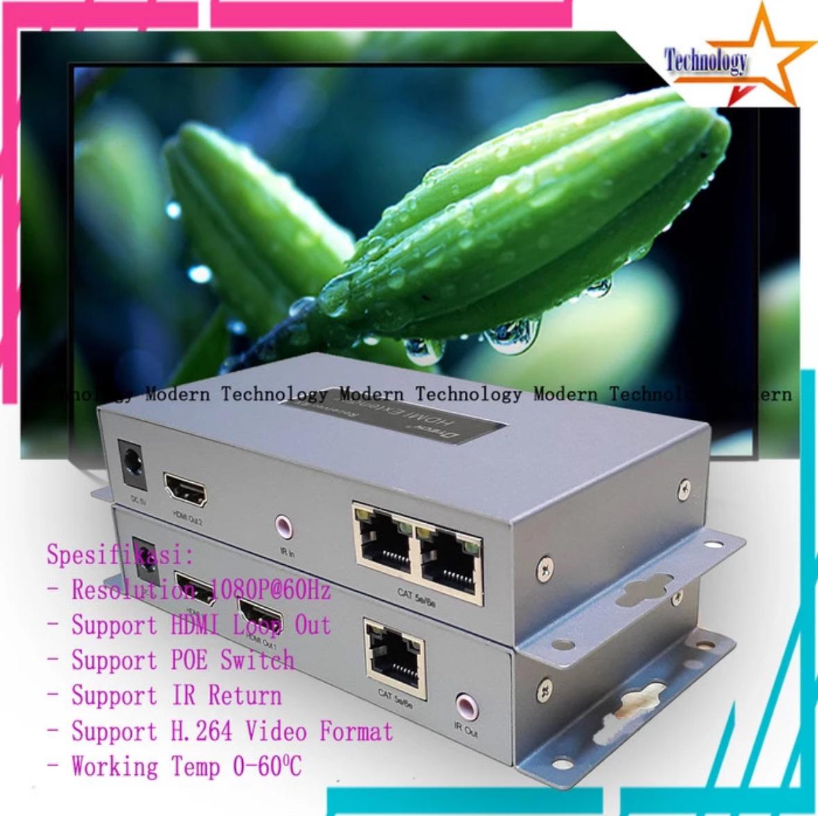 (Sender Unit) HDMI Extender Over LAN - Support Cascading Mode