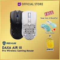 Gambar Rexus Daxa Air II Pro Wireless Gaming Mouse Air 2 Ultra Lightweight - Hitam, Daxa Air III dari Dunia Mas Computer Kota Administrasi Jakarta Barat 1 Tokopedia