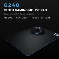 Gambar LOGITECH G240 Mousepad Gaming Rubber Base No Slip 280mmx340mmx1mm dari Click & Go Tokopedia Kota Bandung 3 Tokopedia