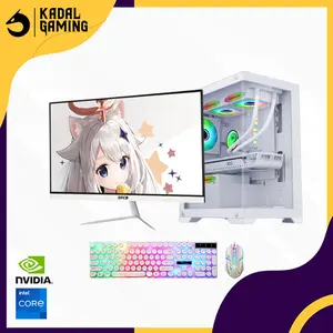 PC Gaming New Fullset Core I5-8GB-Vga 2Gb-LED19inc