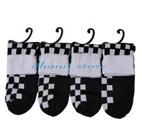 Gambar Kaos Kaki Pria/Wanita Motif Catur Pendek Hitam Putih Bahan Nilon dari Ad sock Kota Bekasi 4 Tokopedia