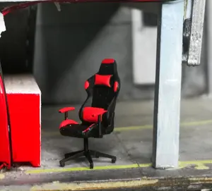 3D Receh 1 64 Kursi tipe 10 Gaming Chair Aksesoris Maket Diorama Miniatur Kantor  Hot Wheels minigt Hobby Japan HJ