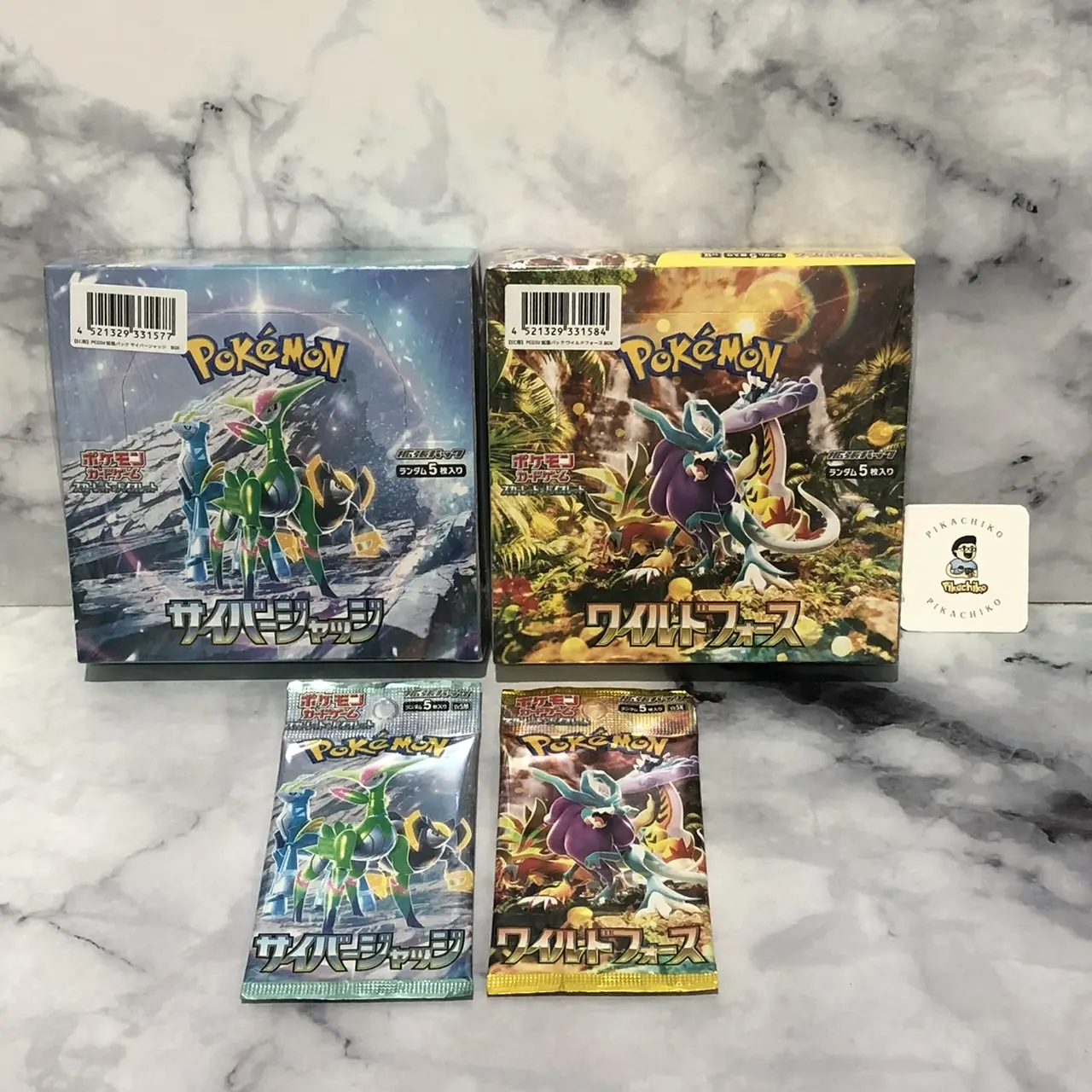 Kartu Pokemon TCG Japanese Jepang Cyber Judge Wild Force Booster Box BB Booster Pack CJ WF Set Scarlet Violet SV5M SV5K