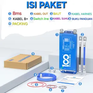 Smart bms 100Balance 4-8S 8-20S 40A 60A 100A battery lifepo4 NCM LTO