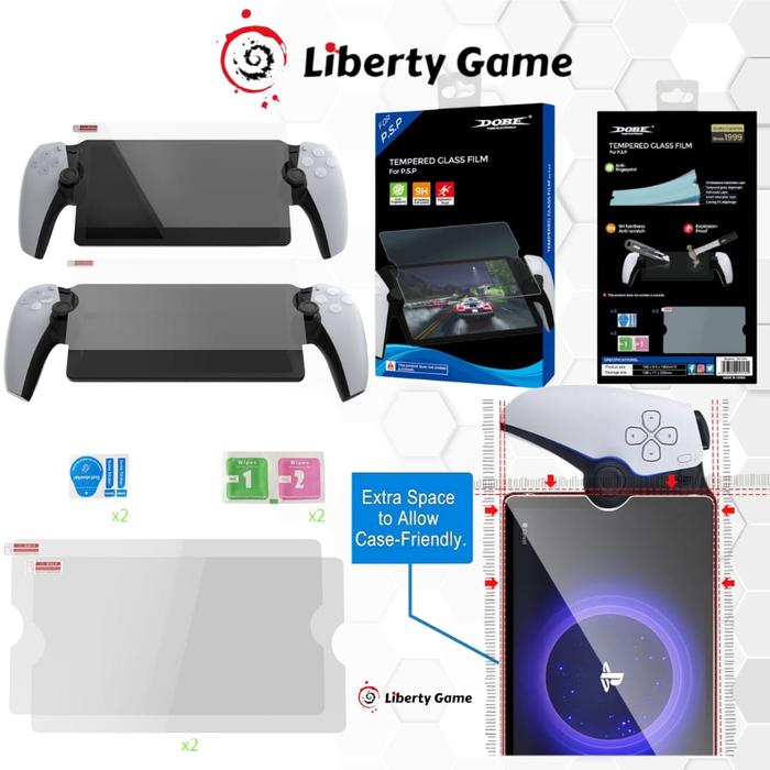 Gambar Dobe Tempered Glass PlayStation Portal / Screen Protector Tempred Glass for PS Portal TP5-3576 dari Liberty Game Store Kota Administrasi Jakarta Utara Tokopedia
