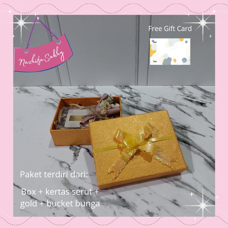 Box Antam Gift Hard Box Kotak Emas LM Minigold Logam Mulia Warna Gold ...