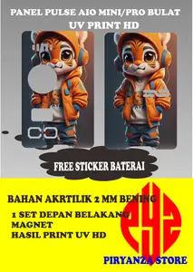 BACKDOOR PULSE AIO PRO KIT/MINI UV PRINT PANEL AKRILIK CLEAR