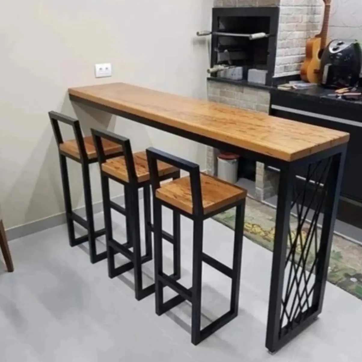 Mini bar teras / meja backyard / meja Taman belakang / sampling