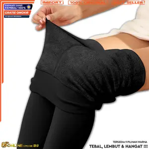 Celana Legging Stocking Thermal Musim Dingin Stoking leging full kaki