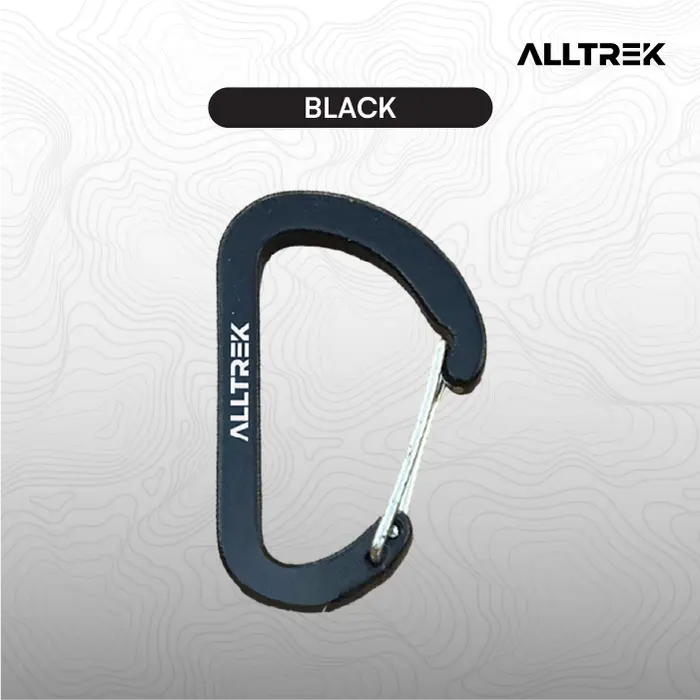 Gambar ALLTREK Aksesoris Carabiner Outdoor C42 4PCS Multifungsi D Shape Basic - Black dari ALLTREK OFFICIAL STORE Kota Administrasi Jakarta Barat 4 Tokopedia