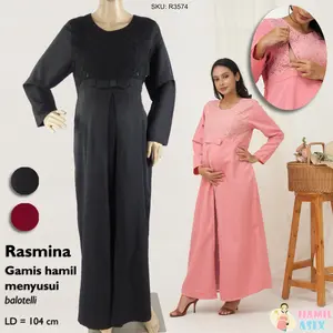 Rasmina – Gamis dress hamil menyusui maxi panjang “Venice”