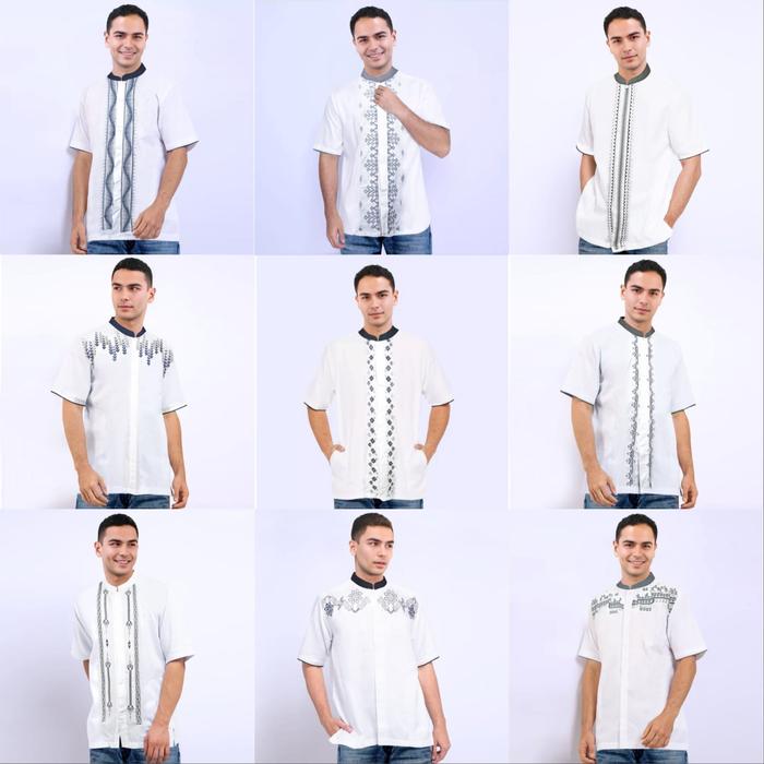 Gambar Baju Koko Katun Mikro Bordir/Promo Koko Katun Mikro/PE 08 - M dari ALFAUZI COLLECTION Kota Administrasi Jakarta Barat Tokopedia