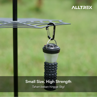 Gambar ALLTREK Aksesoris Carabiner Outdoor C42 4PCS Multifungsi D Shape Basic - Black dari ALLTREK OFFICIAL STORE Kota Administrasi Jakarta Barat 3 Tokopedia