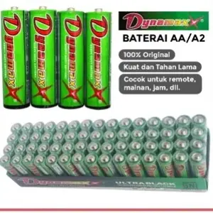 Dynamaxx  hijau AA a2 batre aa baterai aa batrai jam dinding senter