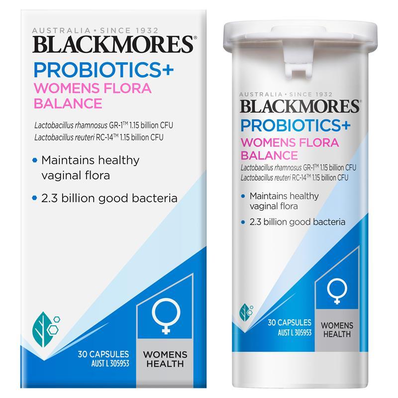 Blackmores Probiotics+ Women's Flora Balance Vitamin 30 Capsules