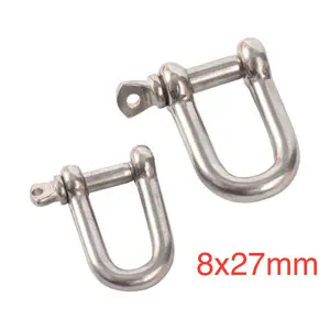 Ring Rantai Besi Gelang 27X8mm Kaki Burung Kakatua Macaw Detachable Birds Flying Rope Buckles U Shape Rings Dog Collar Parrots Leash Rope Stainless Steel Screw | 2.034.0664 | DW-04373