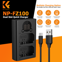 Gambar KNF Concept LCD Dual Smart Charger Sony NP-FZ100 with Type-C Fast Charging USB dari MACRO.id Kota Administrasi Jakarta Barat 3 Tokopedia