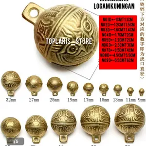 Lonceng Krincingan Kuningan Singa Tebal