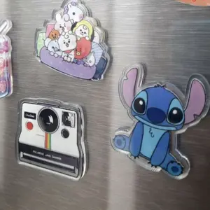 Custom Akrilik Magnet Kulkas Acrylic Custom/tempelan kulkas Gambar UV Print