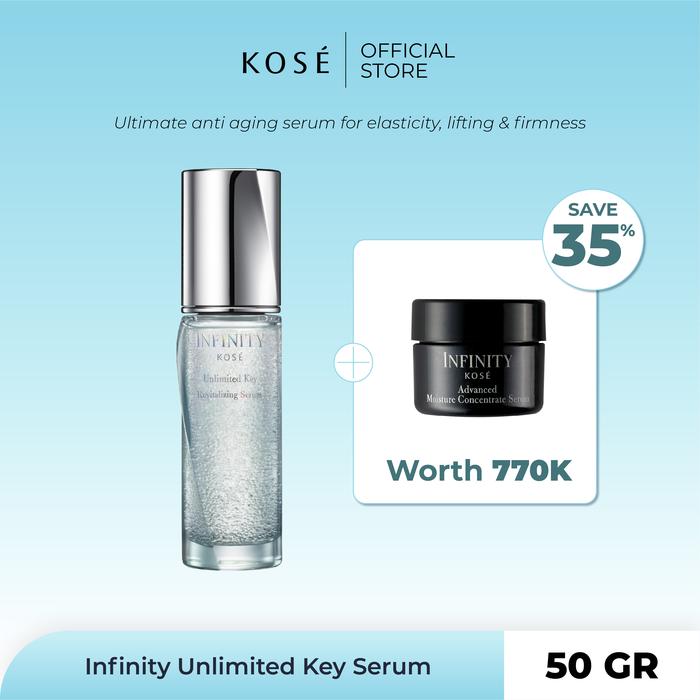 Gambar KOSE Infinity Unlimited Key Serum - 50ml dari Sekkisei by KOSE Kota Administrasi Jakarta Pusat Tokopedia