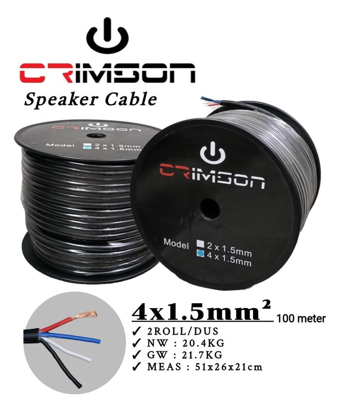 Gambar Kabel Speaker 4x1.5mm - 1 meter dari Super Tron Kota Medan Tokopedia