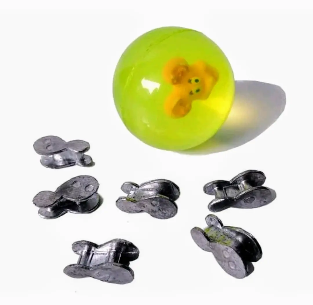 MAINAN BOLA BEKEL SET BESAR UKURAN 49MM DENGAN 6/12 BIJI SILVER Toys