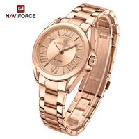 Gambar Jam tangan wanita Naviforce NF 5037RGRG original water proof Stainless Steel dari On Time Indonesia_NEW Kota Administrasi Jakarta Utara 4 Tokopedia