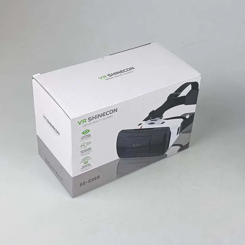 VR Box Virtual Reality 3d + Remote Original Vr Box Game Plus Remote Control VR Box Shinecon Vr Box Murah Vr Box Remot VR Box IMAX Giant Screen Virtual Reality With Remote Bluetooth Plastik 4