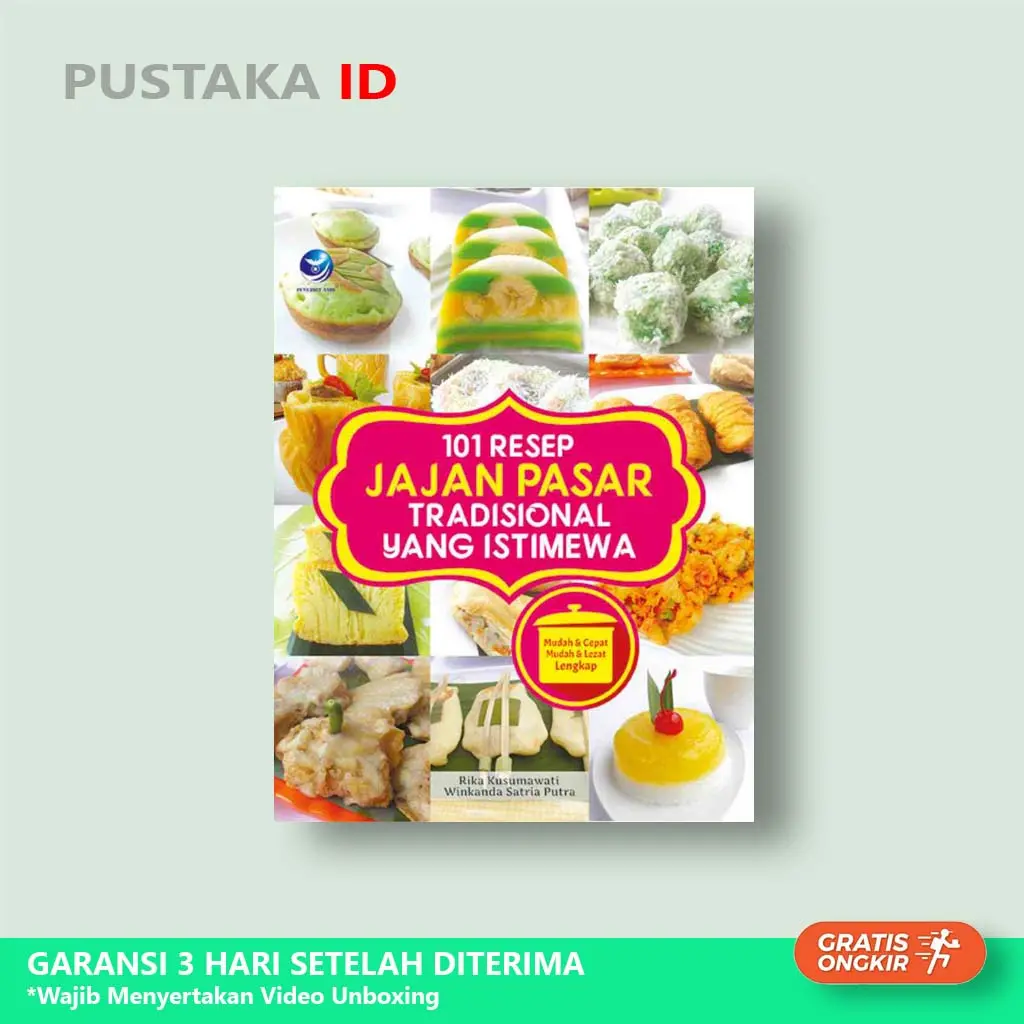 Buku 101 Resep Jajan Pasar Tradisional Yang Istimewa