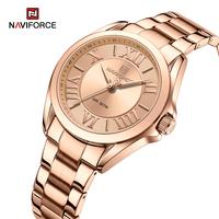 Gambar Jam tangan wanita Naviforce NF 5037RGRG original water proof Stainless Steel dari On Time Indonesia_NEW Kota Administrasi Jakarta Utara 3 Tokopedia